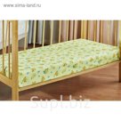 Простыня на резинке детская, размер 60х120х20 см 114612110-10