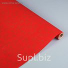 Бумага упаковочная "Морской конёк", двусторонняя, красная, 53 см х 10 м