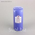 Свеча классическая 8х20 см, голубая