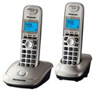 Радиотелефон PANASONIC KX-TG2512 RUN+доп. трубка, память 50 ном., АОН, повтор, 10-100 м, «платина»