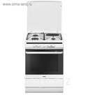Плита комбинированная Hansa FCMW62001, 3 газ. конф., 1 эл. конф., 69л, белая