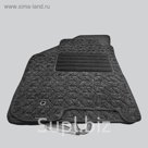 Коврики в салон для BMW X5 III(F15) 2013-н.в., 4 шт., текстиль "DUNLOP", серый