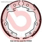 Колодки барабанные BREMBO S56545