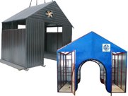 Палатка сварщика металлическая