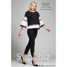 Блузка 1801113 Один цвет 59%WO 20%COT 19%PES 2%EL  