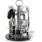 Набор кухонных принадлежностей на вращающейся подставке