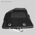 Коврики в салон для Jaguar X-Type 2001-2009, 4 шт., текстиль "Robust-Lux", черный