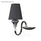 Бра OTTO 1х40Вт E14 черный 30x20x35см
