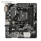 Материнская плата Asrock A320M-DGS, Soc-AM4, AMD A320, 2xDDR4, mATX, Ret