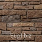 Фасадная панель Nailite Creek ledgestone premium Golden montana Бутовый камень премиум Золотой
