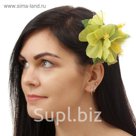 Зажим "Крокус", цвет желтый