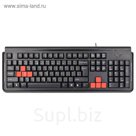 Клавиатура A4 X7-G300, черный