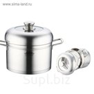 Пароварка PETERHOF, кастрюля, дуршлаг, 6 л