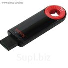 USB-флешка Sandisk 64Gb Cruzer Dial SDCZ57-064G-B35 , USB2.0, черный/красный