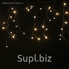 БАХРОМА уличная, УМС, Ш:3м, В:0.6м, Н.Т. 2W Каучук LED(IP65)-160-220V, Т/БЕЛЫЙ
