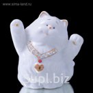 Сувенир под фарфор "Кот толстячок", со стразами