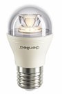 Светодиодная лампа шарик G45 прозрачная 8W E27, 2700 K , Напряжение :180–240 V, 50/60 Hz