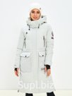 Женское зимнее мембранное пальто Azimuth Сибирская Снежинка 123/23874_22 Blacn de blanc