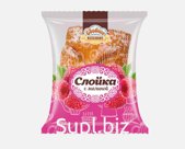 Слойка с ягодной начинкой (малина)
