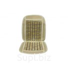 Накидка на сиденье деревянные бамбук 9020 (плоские прямоугольники)