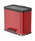 Ведро для Мусора с Педалью Hailo Oko duo Plus L 17+9л арт.0630-240