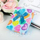Коробка подарочная "Сердца", 9,5 х 7,5 х 2,5 см