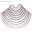 Набор ветеринарных воротников "Пижон Premium", 9 размеров