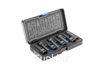 HOEGERT Торцевые головки, ударные  Hex, 8 шт.: H6, H7, H8, H10, H12, H14, H17, H19, 1/2", CrMo