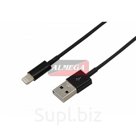 Кабель USB  Apple Lightning 1метр.  шнур черный