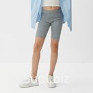 Велосипедки детские MINAKU: Casual Collection KIDS, серые, рост 134 см