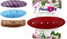 Automatic hair clip 80mm with 3 types of rhinestones