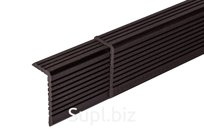 Уголок ДПК для доски Darvolex,Ecodeck,Deckron, 35*70*4000мм, венге