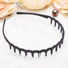 Ободок для волос «Ночь», простой, 1.7 см, матовый чёрный