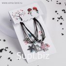 Браслеты "Неразлучники" морские жители, цветные, L=12,5 см