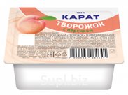Продукт творожный "Творожок" термизированный фруктовый с наполнителем «Персик» 9% 100 гр.