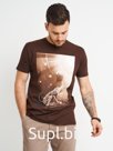 Майка мужская, цвет коричневый 
 AW23-FUM2002 88D
