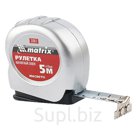 Рулетка измерительная 5,0 м х 19 мм, MATRIX «Magnetic», магнитный зацеп, пластиковый корпус, 31011