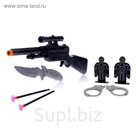 Набор полицейского, «Отважный сержант», 8 предметов, в пакете