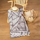 Полотенце пляжное с ручками Этель «Листья», 70×140 см, 250 г/м².100%п/э