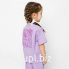 Футболка для девочки, рост 98 см, цвет лавандовый