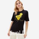 Футболка Tinker Bell Disney, размер 44, чёрная