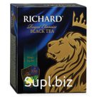 Чай RICHARD «King's Tea №1», с ароматом мяты и цедры цитрусовых, черный, 100 пакетиков по 2 г
