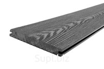 Палубная доска полнотелая из ДПК марки HOLZHOF Solid, 150*18*6000мм, серый, П6