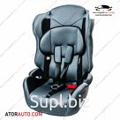 Детское автокресло Zlatek Atlantic. Группа 1/2/3. Серый