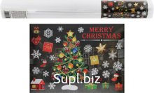 Decorative stickers "New Year's mood" in a set of 2 sheets. Size: 50x35 cm.