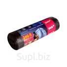 Мешки для строительного мусора 240л York ПВД, 28мкм, сверхпрочные, 10шт., черные, в рулоне