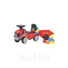 Детская Каталка Everflo Builder truck, red, c прицепом и кубиками