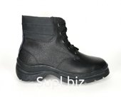 «ПИЛОТ» ботинки юфть/кирза, мягкий кант, высота 18 см.ТЭП