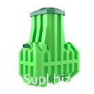 Автономная канализация Ergobox, 4 С, залповый сброс 220 л, 0,8 м3/сут