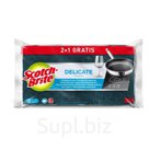 7100223466  7100223466 Scotch-Brite Scotch-Brite Губка д/пос. МЯГКАЯ с абразивом 2+1 шт/упак